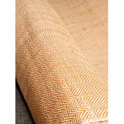 Tissage Raphia chevron- Naturel et Ambre