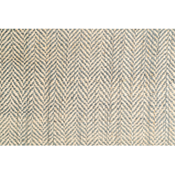 Natural & Smoke Herringbone Fine Raffia Weaving