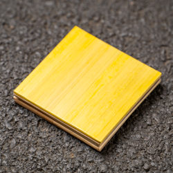 Paille de seigle jaune aplanie