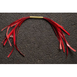 Paille de seigle rouge aplanie