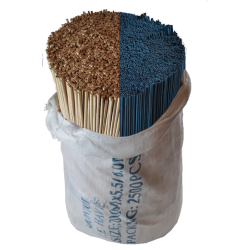 Tuteur Bambou Refendu Vert 45cm