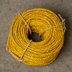 Cordon Végétal Torsadé Jaune 2.5/3mm 