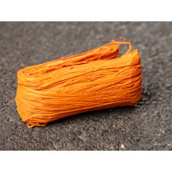 Orange raffia
