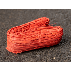 Red raffia