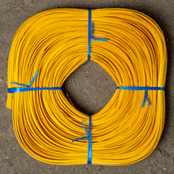 Yellow flat oval core