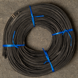 Black flat oval core 