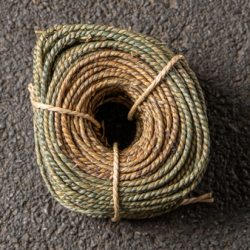 Cordon Végétal Torsadé Anthracite 2.5/3mm 