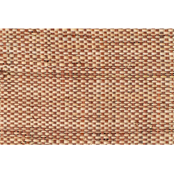 Tissage Raphia Bicolore Maille Fine-Naturel & Acajou