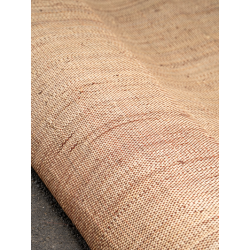 Tissage Raphia Bicolore Maille Fine-Naturel & Acajou