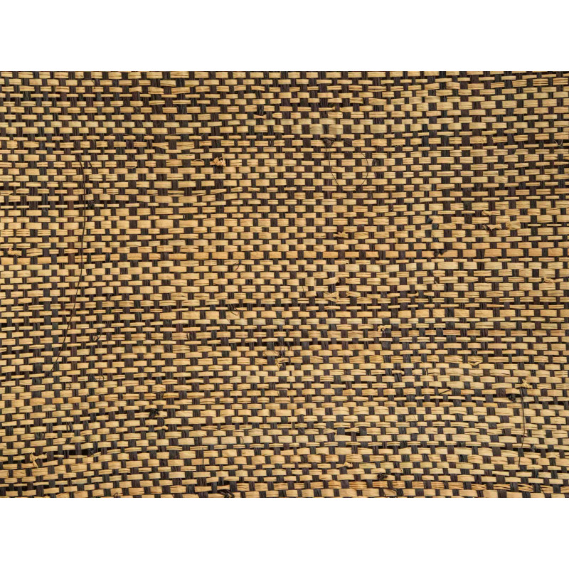 Tissage Raphia Bicolore Maille Fine-Naturel & Indigo