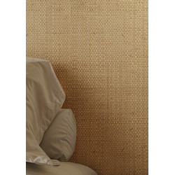 Tissage Raphia Bicolore Maille Fine-Naturel & Lin