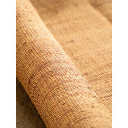 Tissage Raphia Bicolore Maille fine- Naturel & Santal