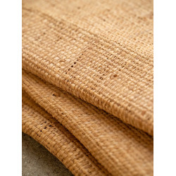 Tissage Raphia uni Maille fine-Ambre
