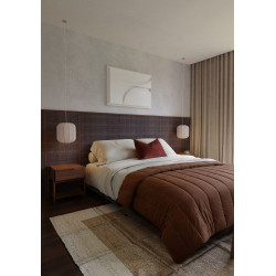 Tissage Raphia Uni Maille Fine-Charbon