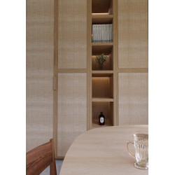 Tissage Raphia Uni Maille Fine-Lin