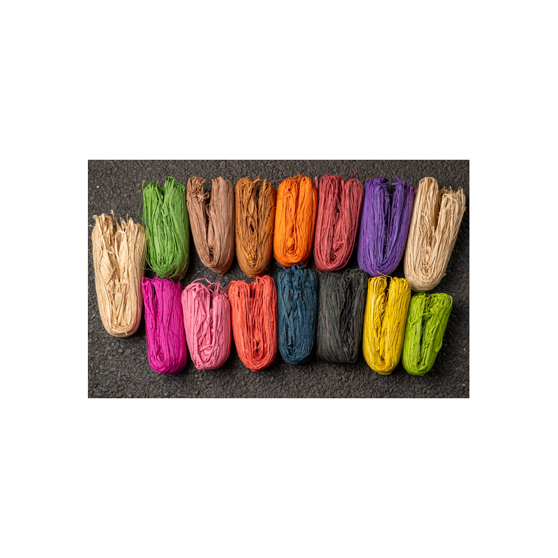 Kit 15 pelotes Raphia 50grs