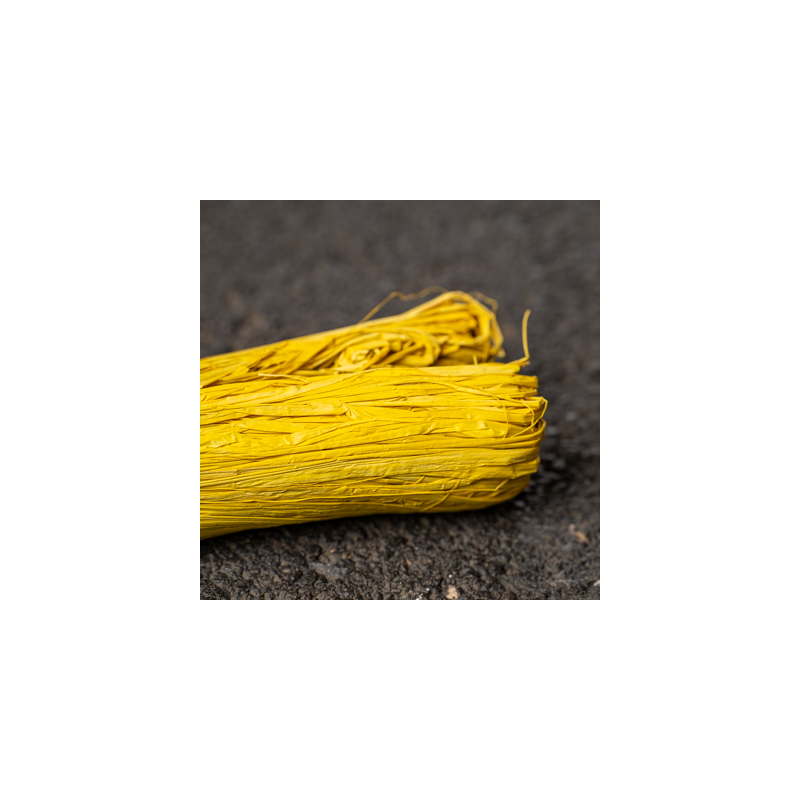 Yellow raffia