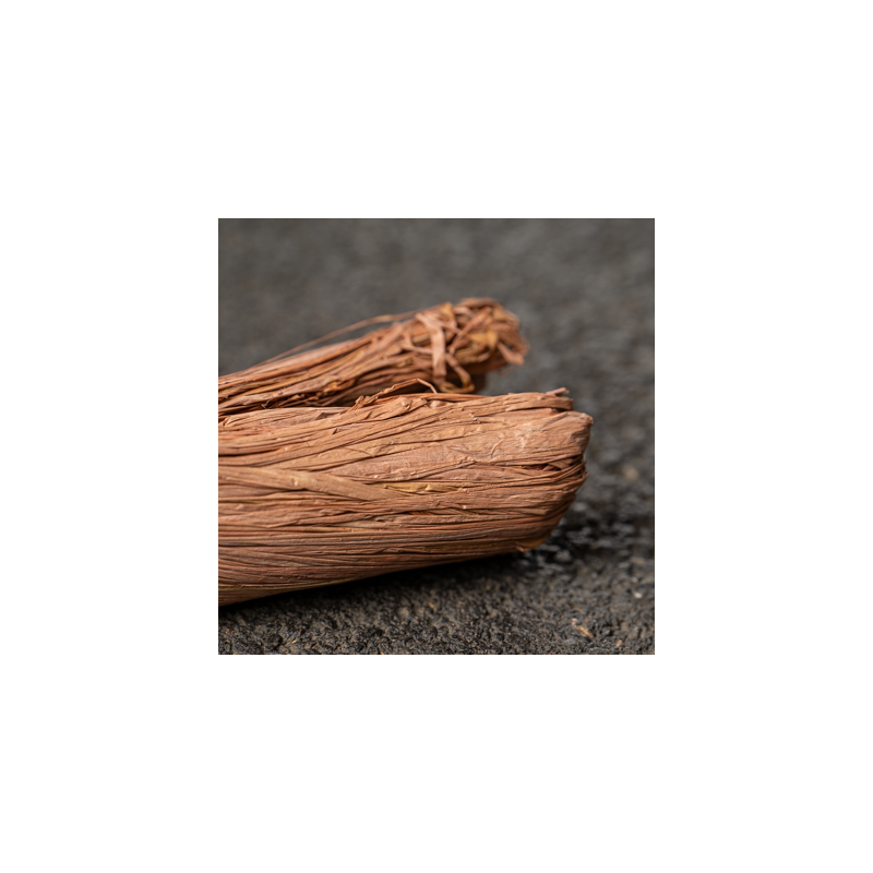 Brown raffia
