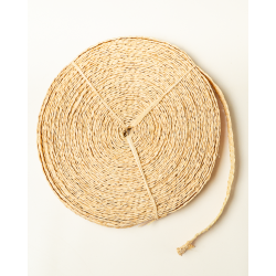 Tresse Raphia plate 10mm longueur 25m