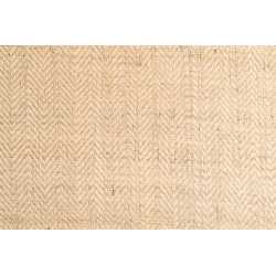 Natural & Coton  Herringbone Fine Raffia Weaving- 