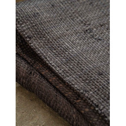 Plain Indigo Fine Raffia Weaving